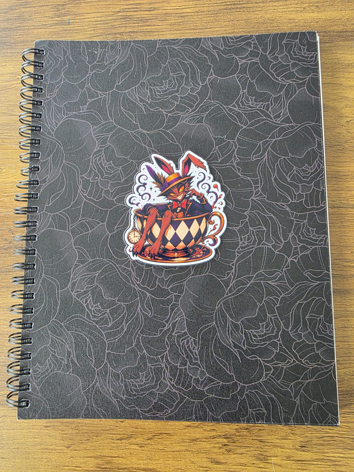 Alice in Wonderland Inspired Hellverse March Hare Glossy Die Cut Sticker | 2 Sizes Available