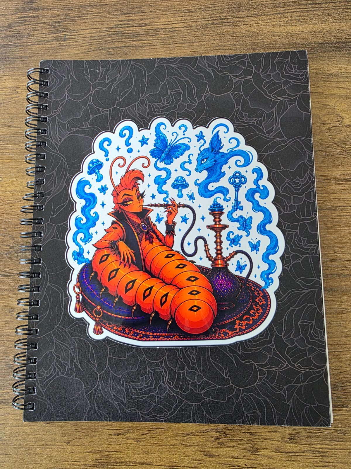 Alice in Wonderland Inspired Hellverse Caterpillar Glossy Die Cut Sticker | 2 Sizes Available
