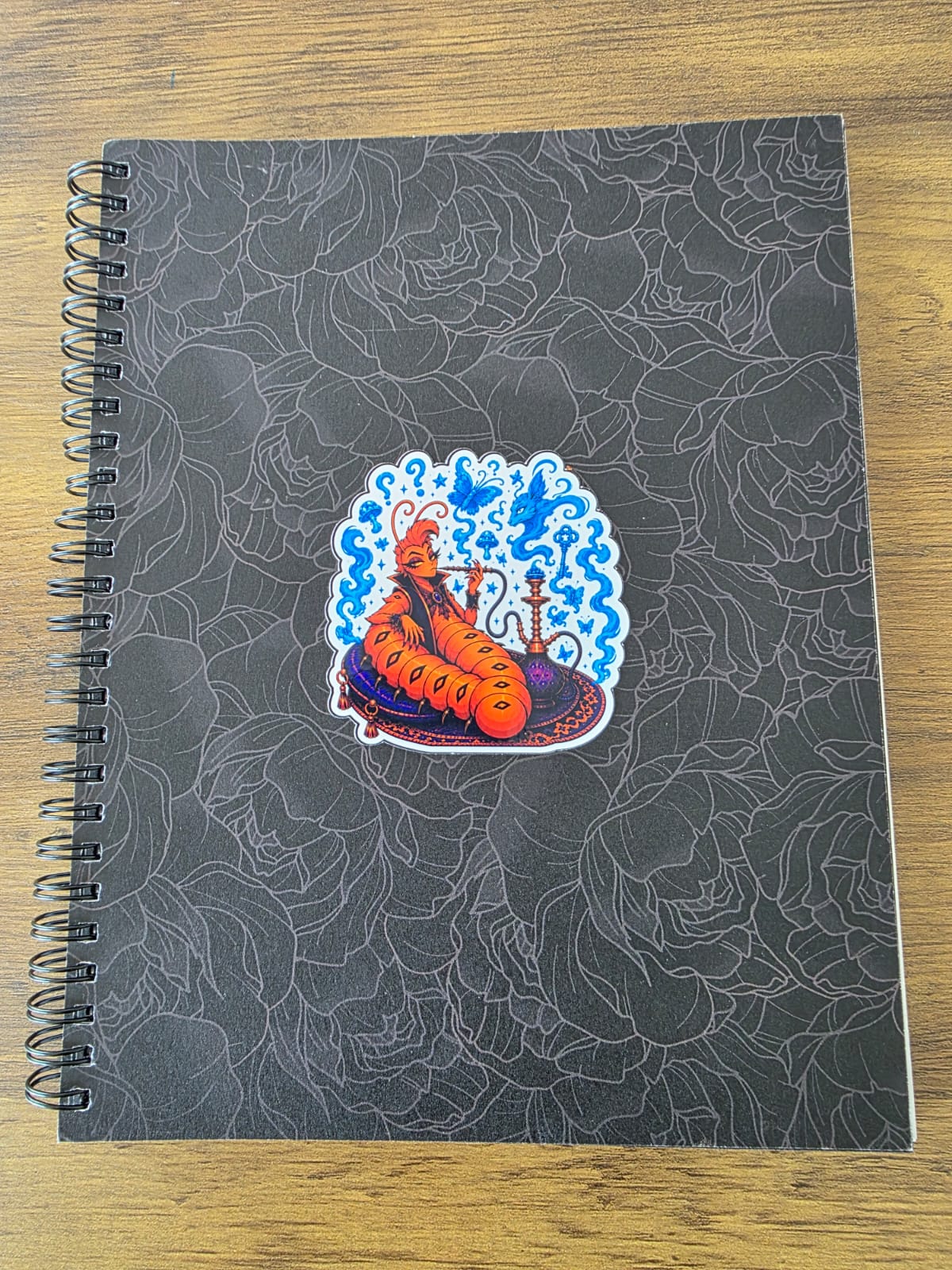 Alice in Wonderland Inspired Hellverse Caterpillar Glossy Die Cut Sticker | 2 Sizes Available