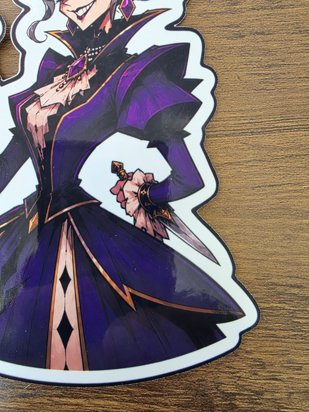 Cinderella Inspired Evil Step Mother Hellverse Glossy Vinyl Die Cut Sticker | 2 Sizes Available