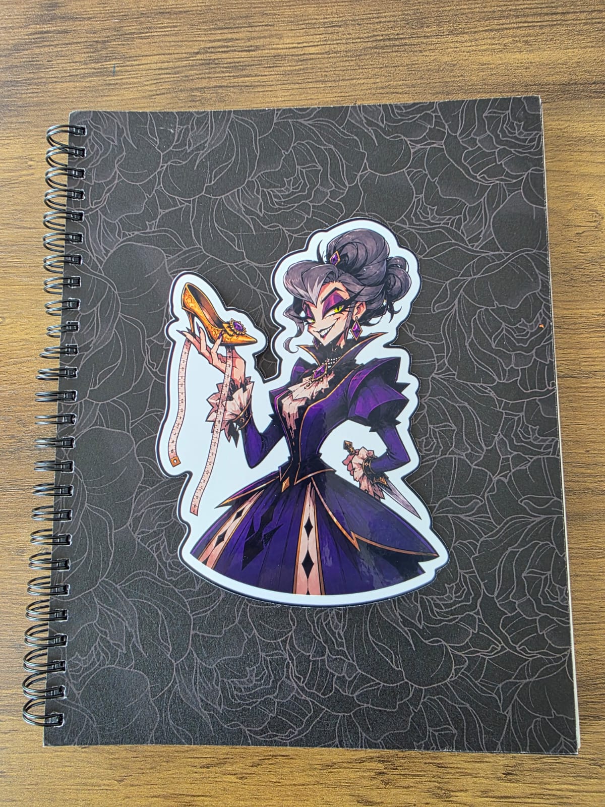 Cinderella Inspired Evil Step Mother Hellverse Glossy Vinyl Die Cut Sticker | 2 Sizes Available