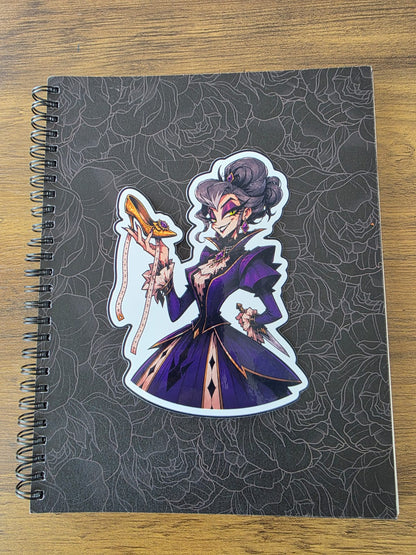 Cinderella Inspired Evil Step Mother Hellverse Glossy Vinyl Die Cut Sticker | 2 Sizes Available