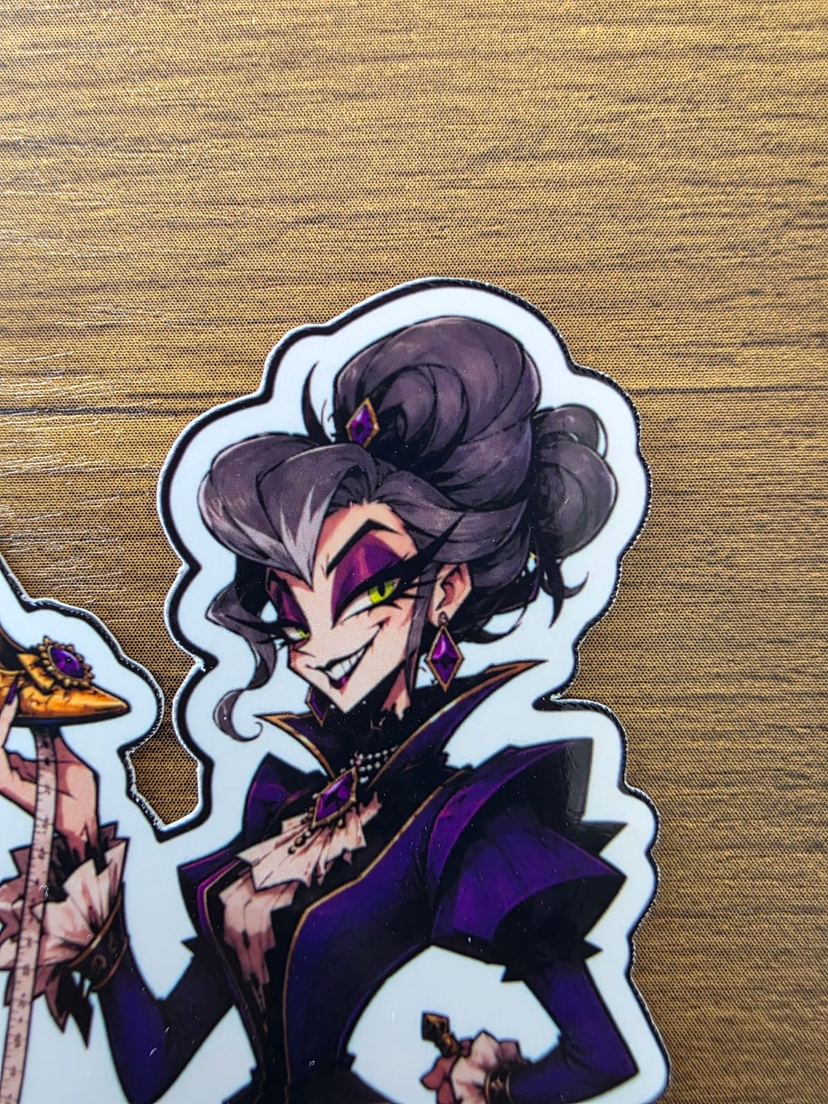 Cinderella Inspired Evil Step Mother Hellverse Glossy Vinyl Die Cut Sticker | 2 Sizes Available