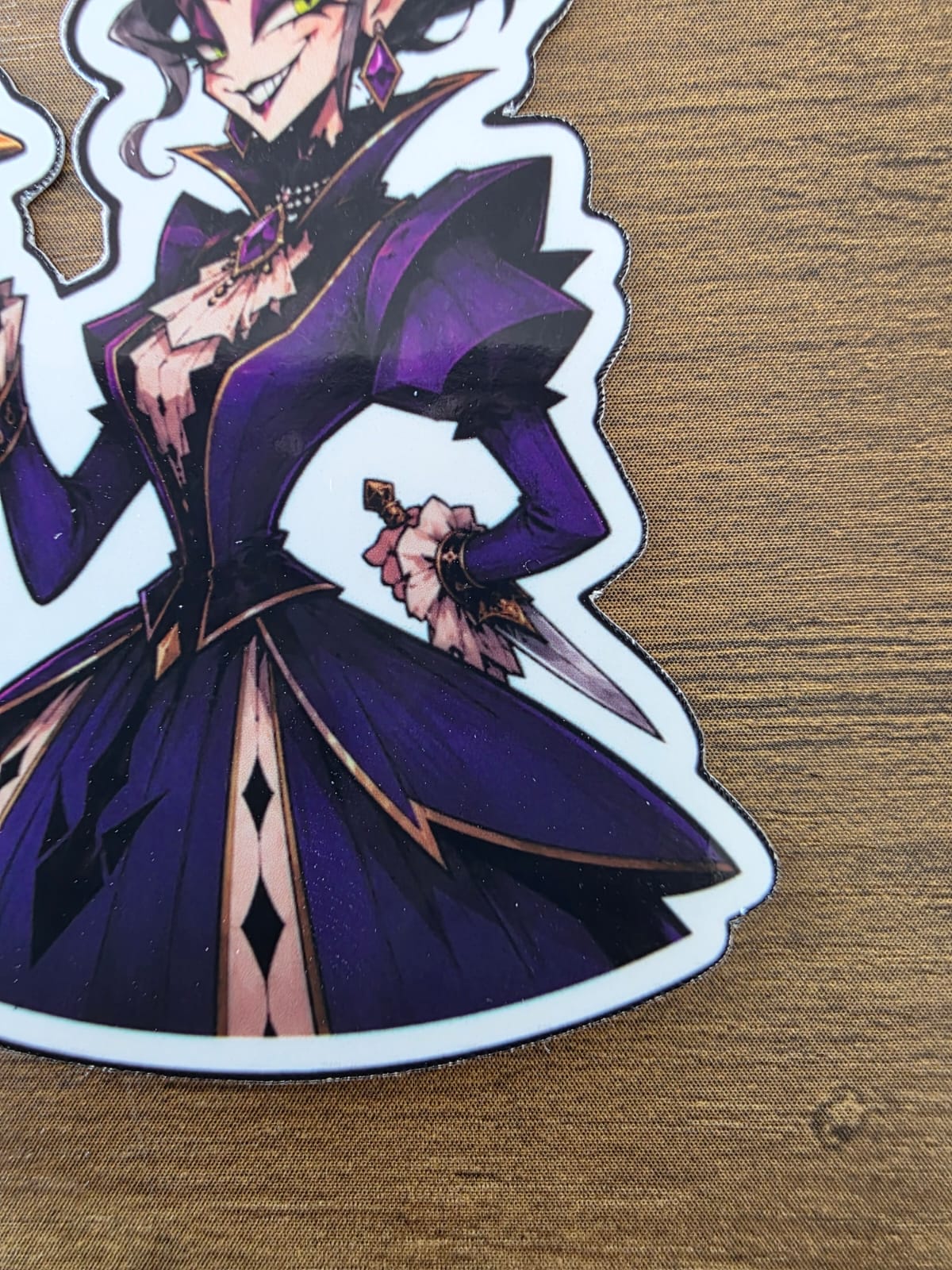 Cinderella Inspired Evil Step Mother Hellverse Glossy Vinyl Die Cut Sticker | 2 Sizes Available
