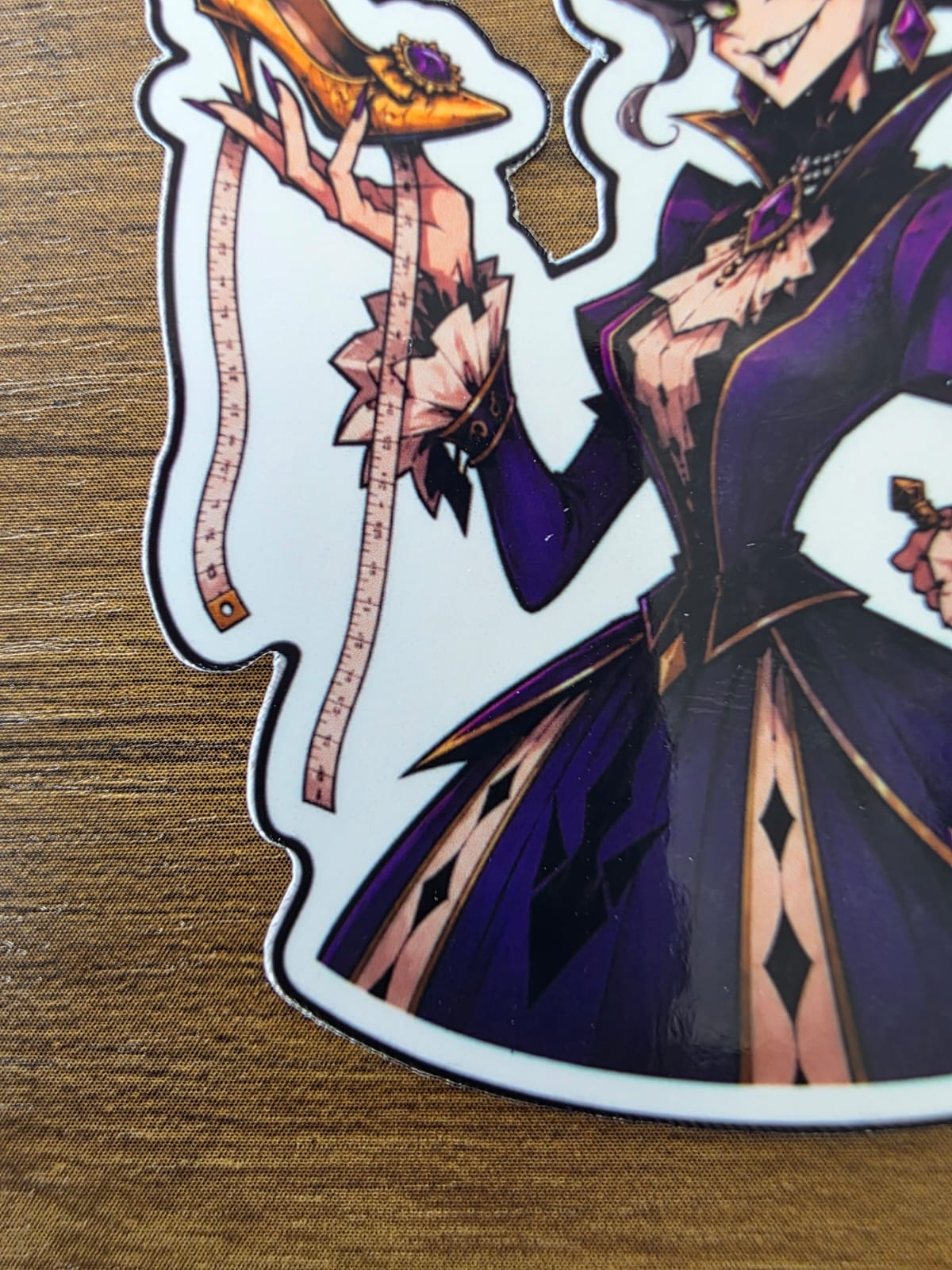 Cinderella Inspired Evil Step Mother Hellverse Glossy Vinyl Die Cut Sticker | 2 Sizes Available