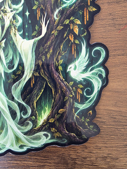 Cinderella Inspired Spirit of the Mother (Hazel Tree) Hellverse Glossy Vinyl Die Cut Sticker | 2 Sizes Available