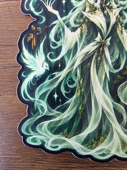 Cinderella Inspired Spirit of the Mother (Hazel Tree) Hellverse Glossy Vinyl Die Cut Sticker | 2 Sizes Available