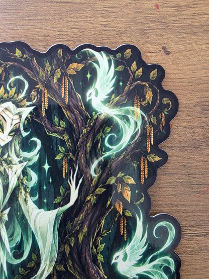 Cinderella Inspired Spirit of the Mother (Hazel Tree) Hellverse Glossy Vinyl Die Cut Sticker | 2 Sizes Available