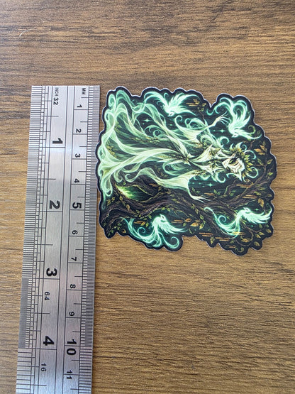 Cinderella Inspired Spirit of the Mother (Hazel Tree) Hellverse Glossy Vinyl Die Cut Sticker | 2 Sizes Available