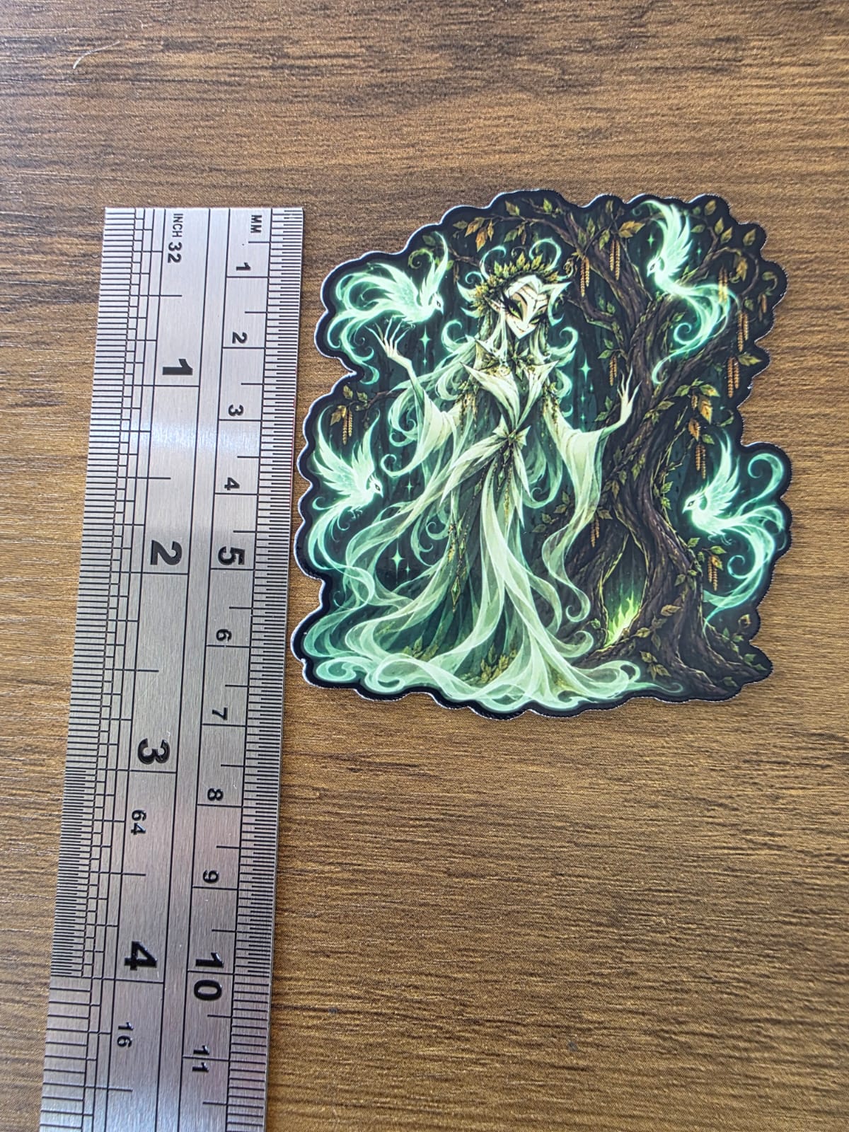 Cinderella Inspired Spirit of the Mother (Hazel Tree) Hellverse Glossy Vinyl Die Cut Sticker | 2 Sizes Available
