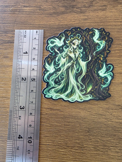 Cinderella Inspired Spirit of the Mother (Hazel Tree) Hellverse Glossy Vinyl Die Cut Sticker | 2 Sizes Available