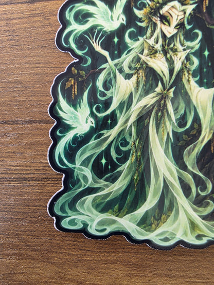 Cinderella Inspired Spirit of the Mother (Hazel Tree) Hellverse Glossy Vinyl Die Cut Sticker | 2 Sizes Available