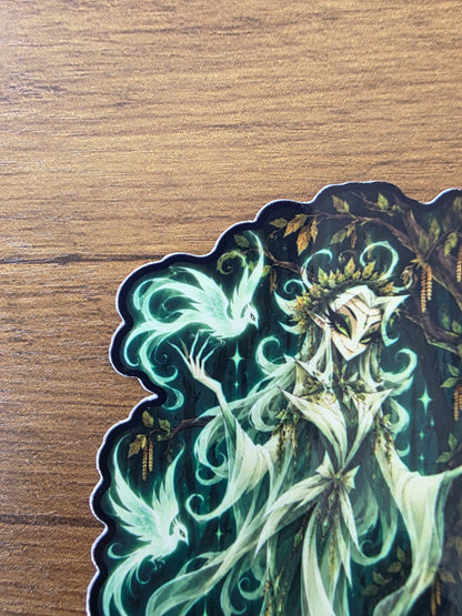 Cinderella Inspired Spirit of the Mother (Hazel Tree) Hellverse Glossy Vinyl Die Cut Sticker | 2 Sizes Available