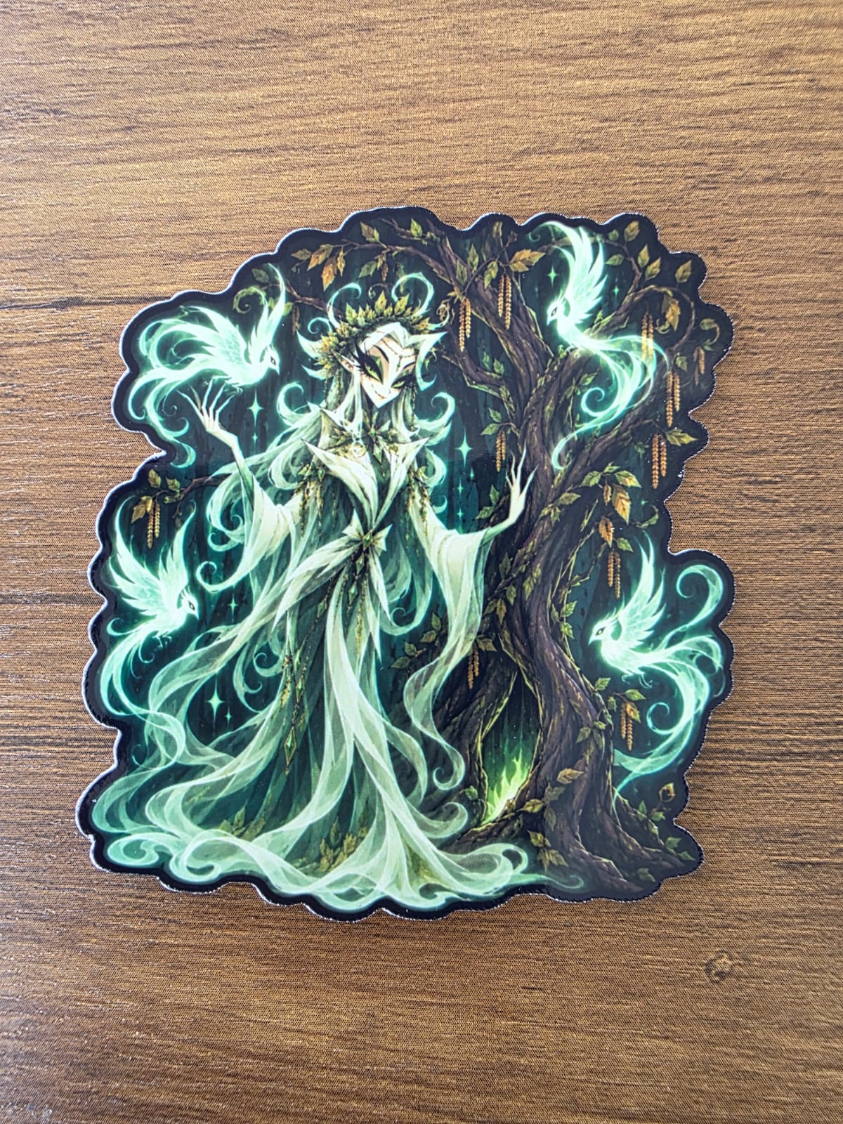 Cinderella Inspired Spirit of the Mother (Hazel Tree) Hellverse Glossy Vinyl Die Cut Sticker | 2 Sizes Available