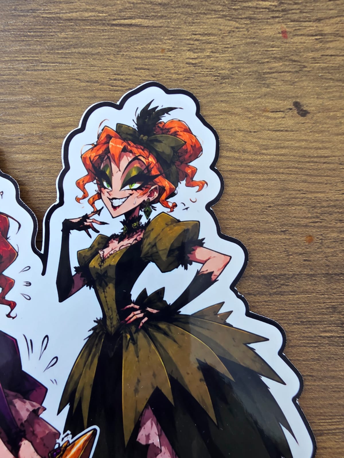 Cinderella Inspired Step Sisters Hellverse Glossy Vinyl Die Cut Sticker | 2 Sizes Available