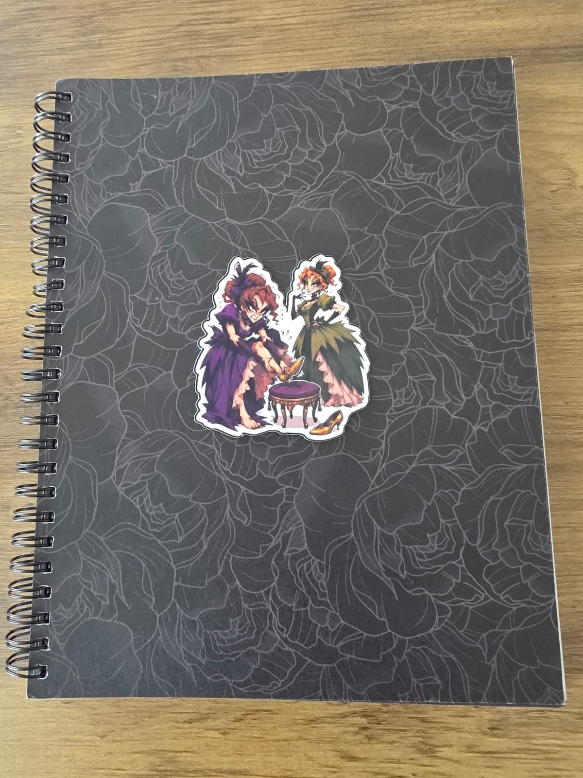 Cinderella Inspired Step Sisters Hellverse Glossy Vinyl Die Cut Sticker | 2 Sizes Available