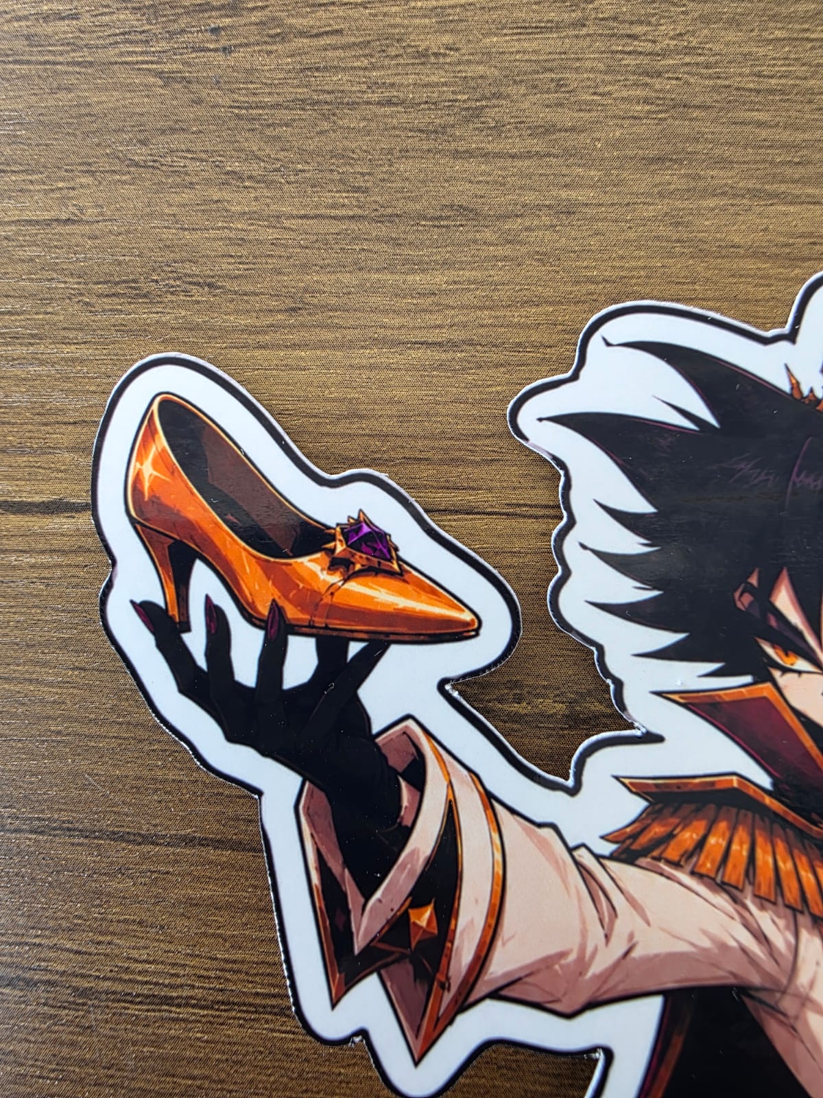 Cinderella Inspired Prince Hellverse Glossy Die Cut Sticker | 2 Sizes Available