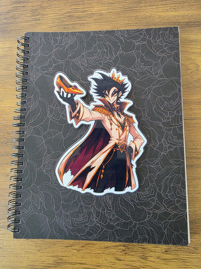 Cinderella Inspired Prince Hellverse Glossy Die Cut Sticker | 2 Sizes Available
