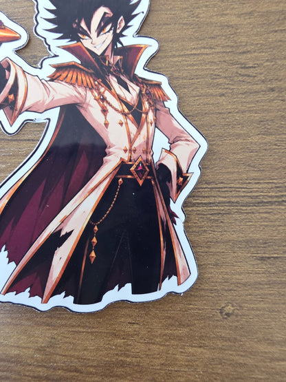 Cinderella Inspired Prince Hellverse Glossy Die Cut Sticker | 2 Sizes Available