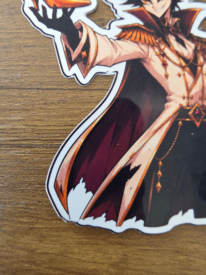 Cinderella Inspired Prince Hellverse Glossy Die Cut Sticker | 2 Sizes Available