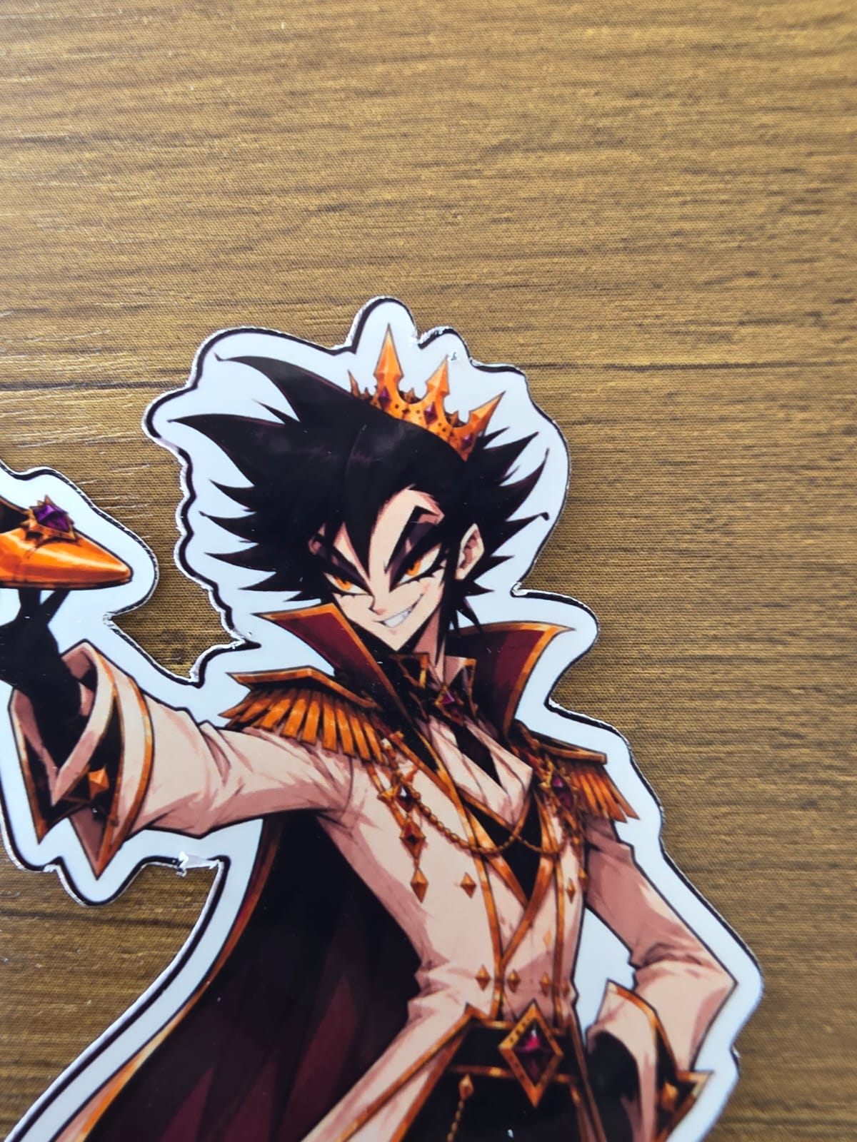 Cinderella Inspired Prince Hellverse Glossy Die Cut Sticker | 2 Sizes Available