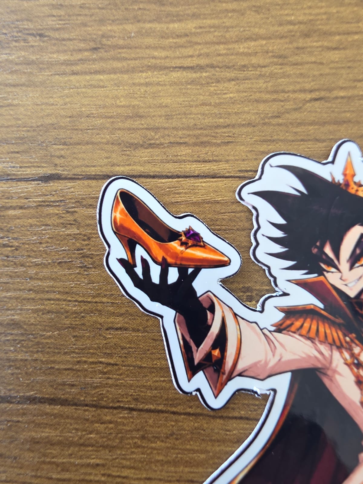Cinderella Inspired Prince Hellverse Glossy Die Cut Sticker | 2 Sizes Available