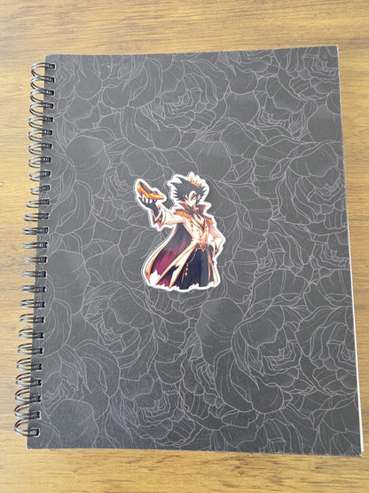 Cinderella Inspired Prince Hellverse Glossy Die Cut Sticker | 2 Sizes Available
