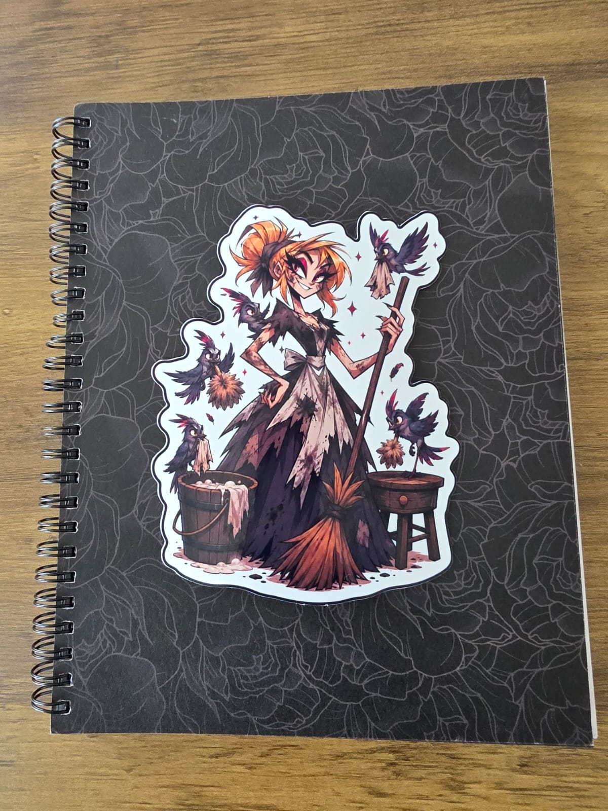Cinderella Inspired Hellverse Glossy Vinyl Die Cut Sticker | 2 Sizes Available