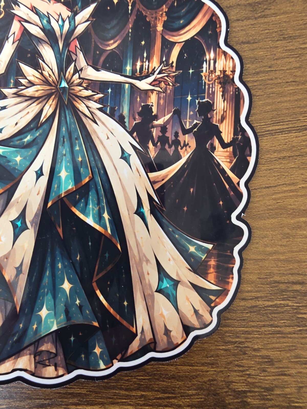Cinderella Inspired Hellverse Glossy Vinyl Die Cut Sticker | 2 Sizes Available