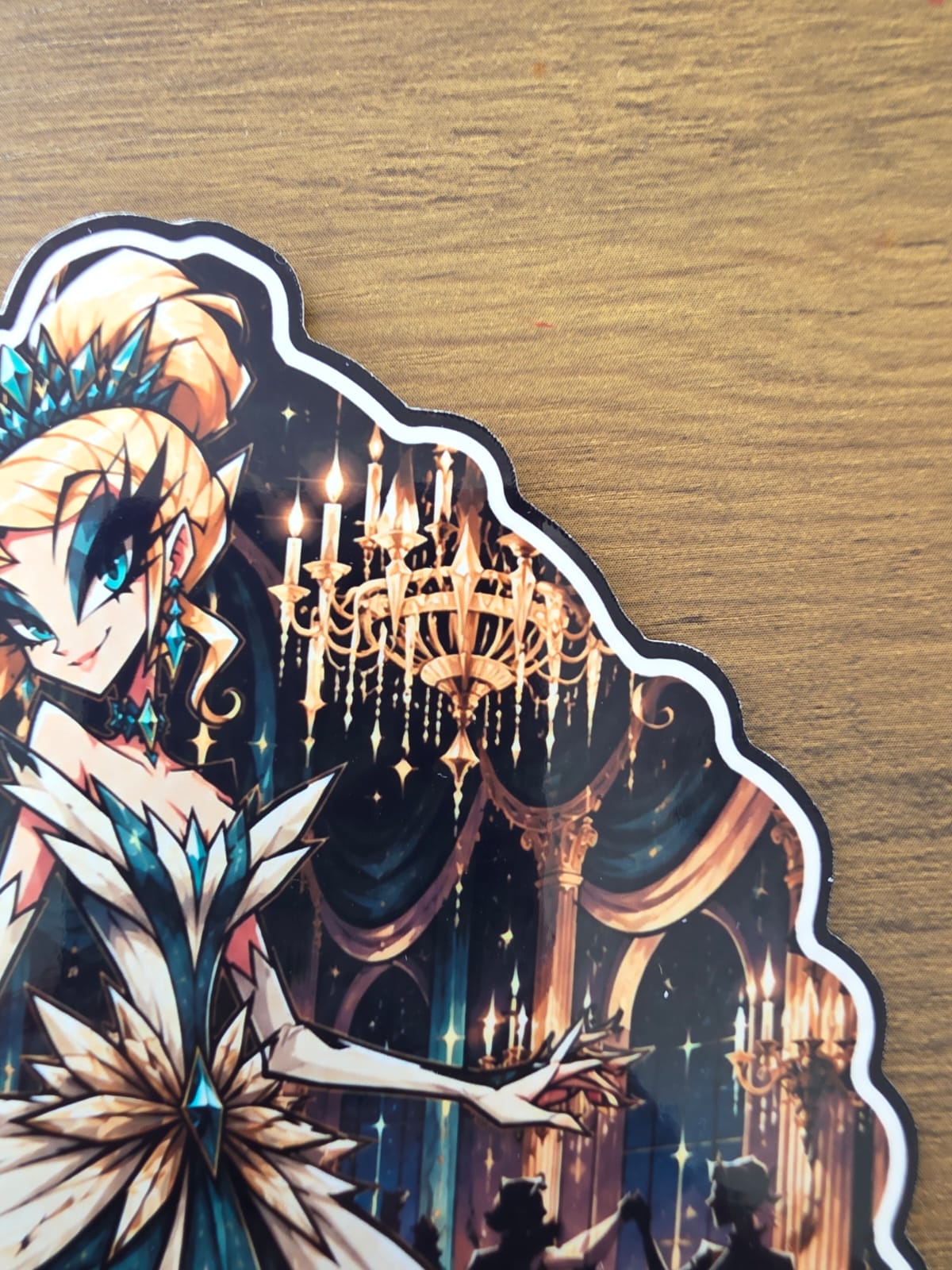 Cinderella Inspired Hellverse Glossy Vinyl Die Cut Sticker | 2 Sizes Available