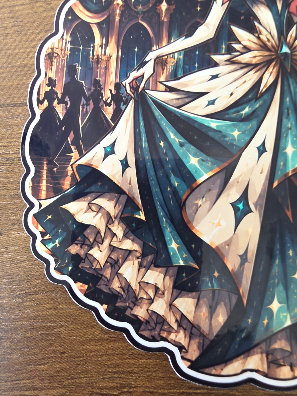 Cinderella Inspired Hellverse Glossy Vinyl Die Cut Sticker | 2 Sizes Available