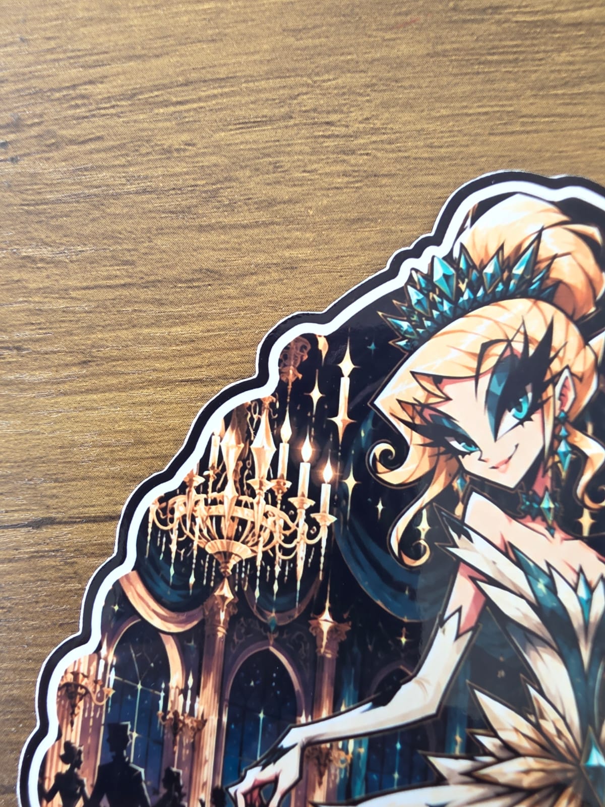 Cinderella Inspired Hellverse Glossy Vinyl Die Cut Sticker | 2 Sizes Available