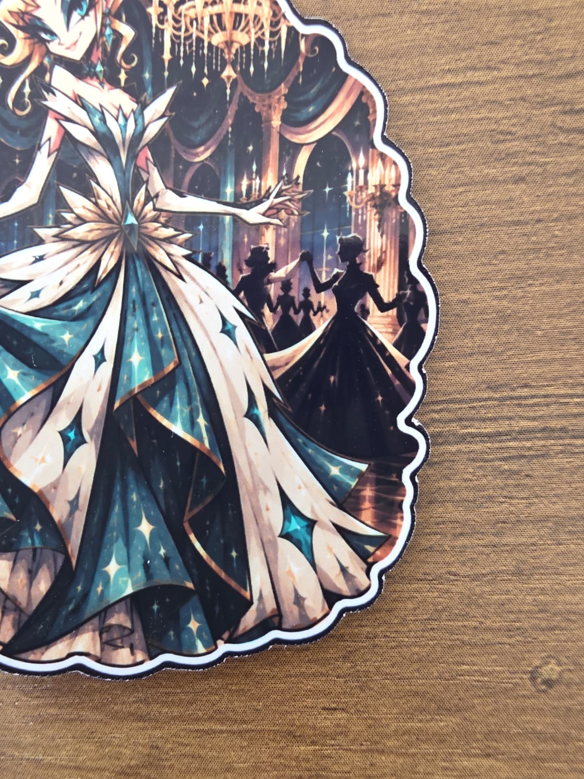 Cinderella Inspired Hellverse Glossy Vinyl Die Cut Sticker | 2 Sizes Available