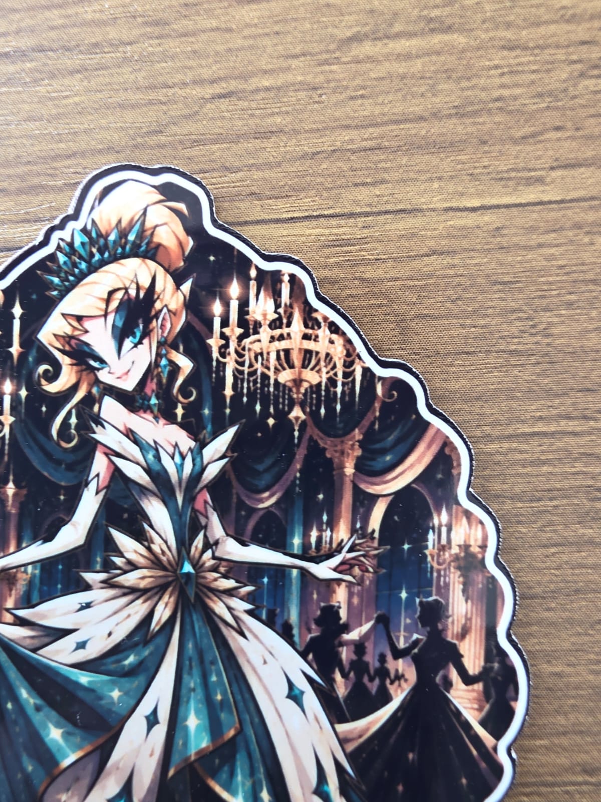 Cinderella Inspired Hellverse Glossy Vinyl Die Cut Sticker | 2 Sizes Available