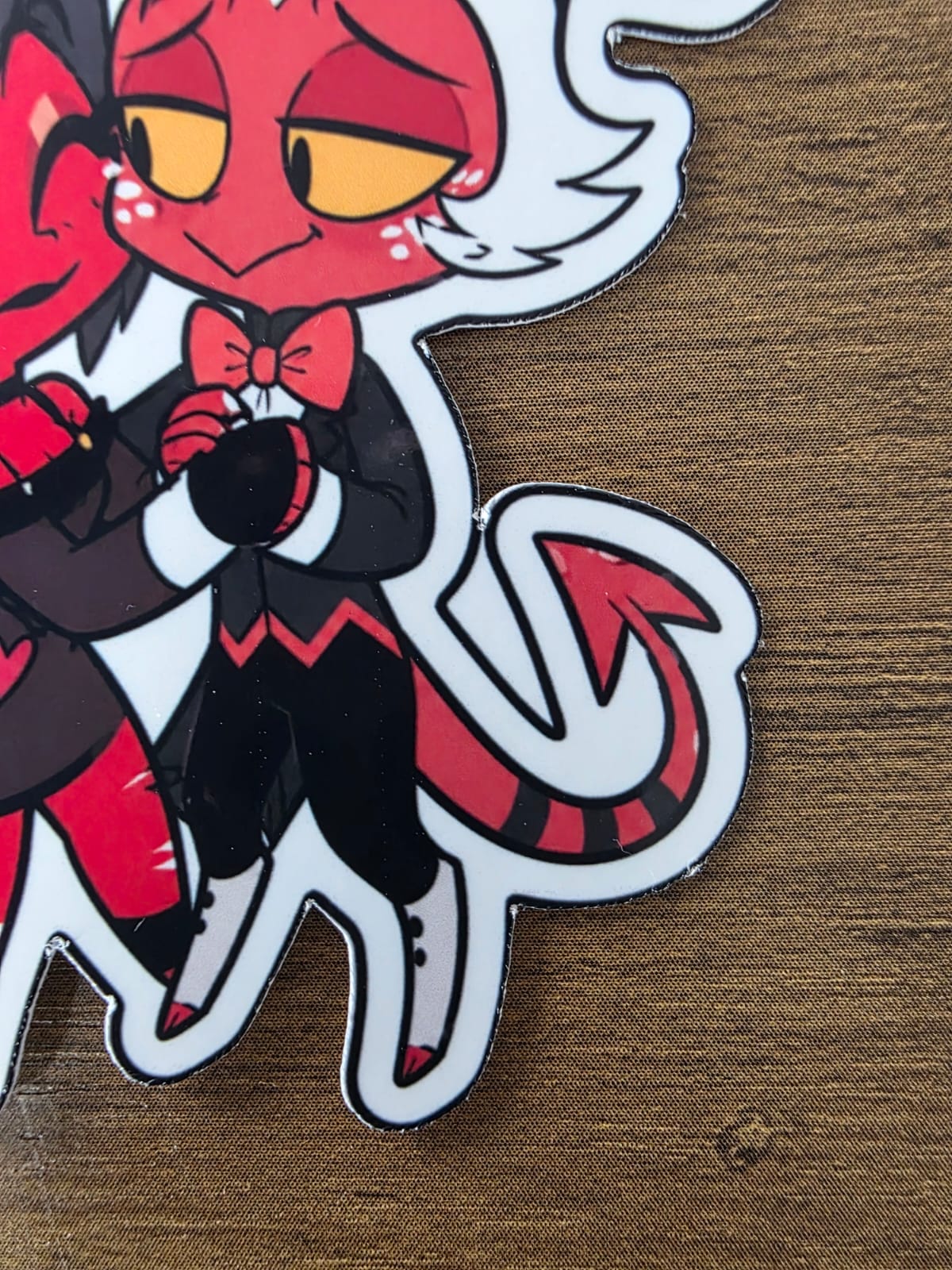 Helluva Boss Inspired Moxxie & Millie Glossy Vinyl Die Cut Sticker | 2 Sizes Available
