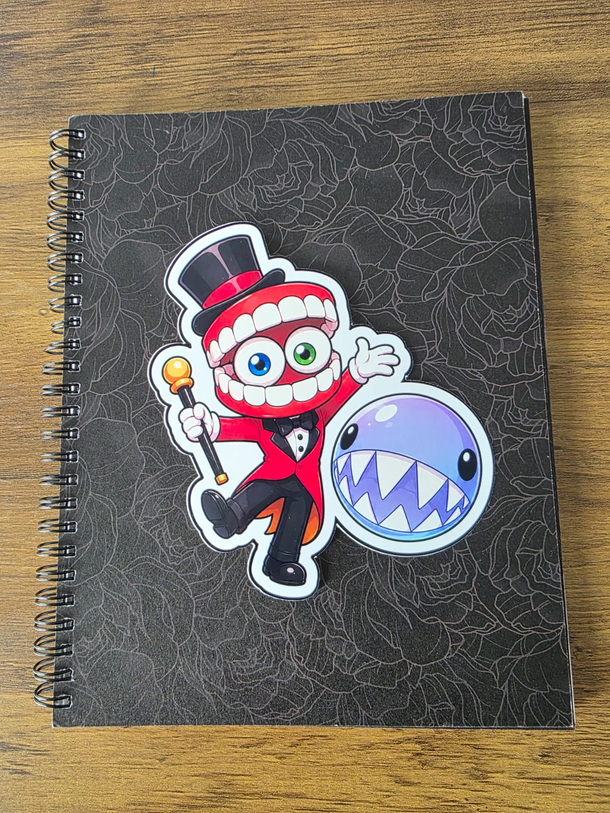 The Amazing Digital Circus Inspired Caine & Bubble Glossy Vinyl Die Cut Sticker | 2 Sizes Available