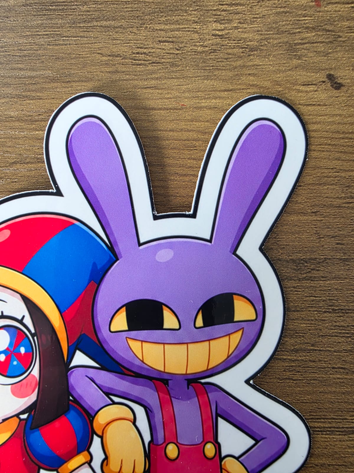 The Amazing Digital Circus Inspired Pomni & Jax Glossy Vinyl Die Cut Sticker | 2 Sizes Available