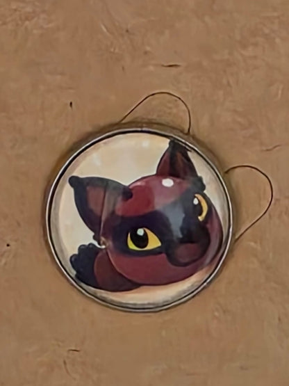 Slime Rancher Inspired Hunter Slime 20mm Stainless Steel Glass Cabochon Pin