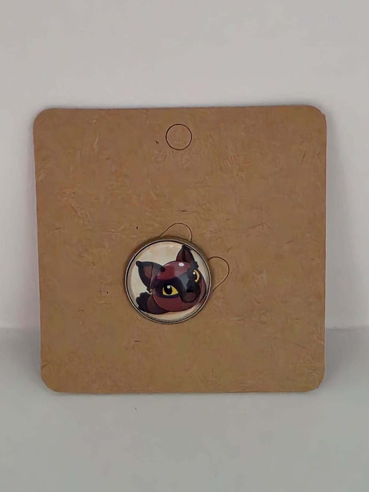 Slime Rancher Inspired Hunter Slime 20mm Stainless Steel Glass Cabochon Pin