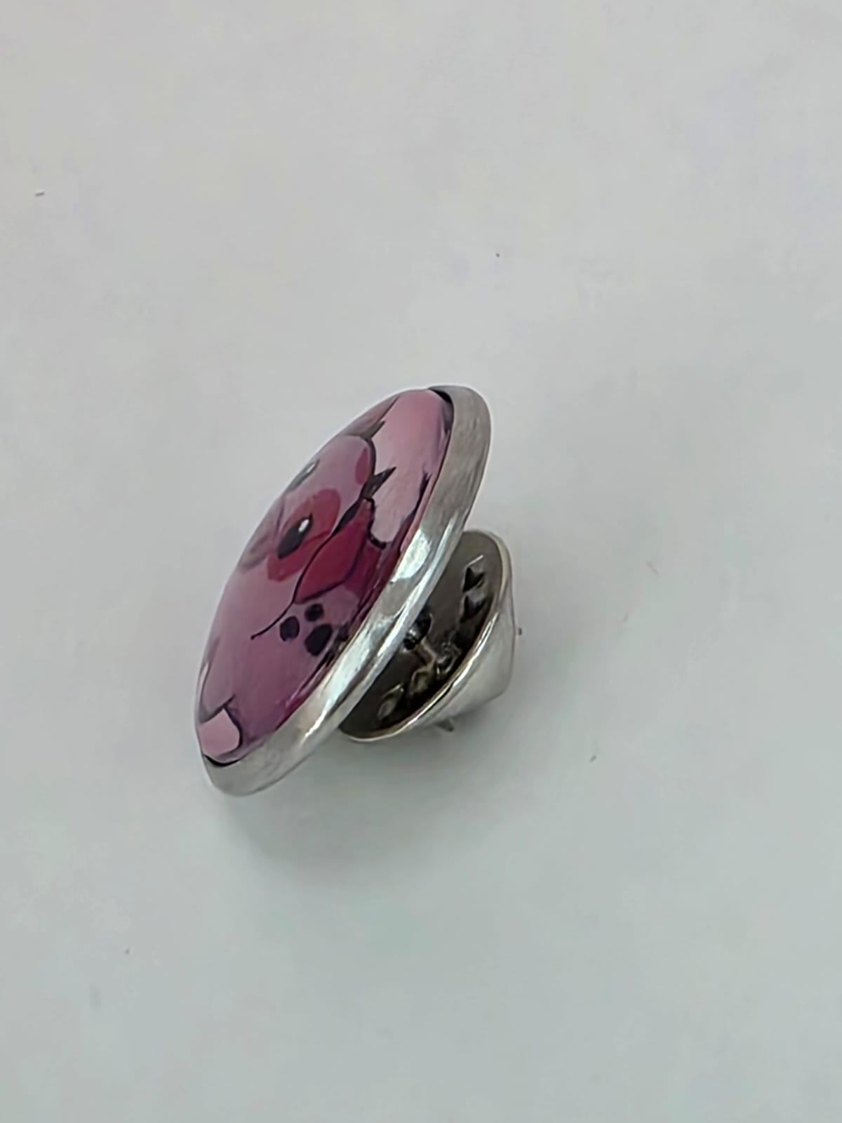 Hazbin Hotel Inspired Fat Nuggets 20mm Stainless Steel Glass Cabochon Pin