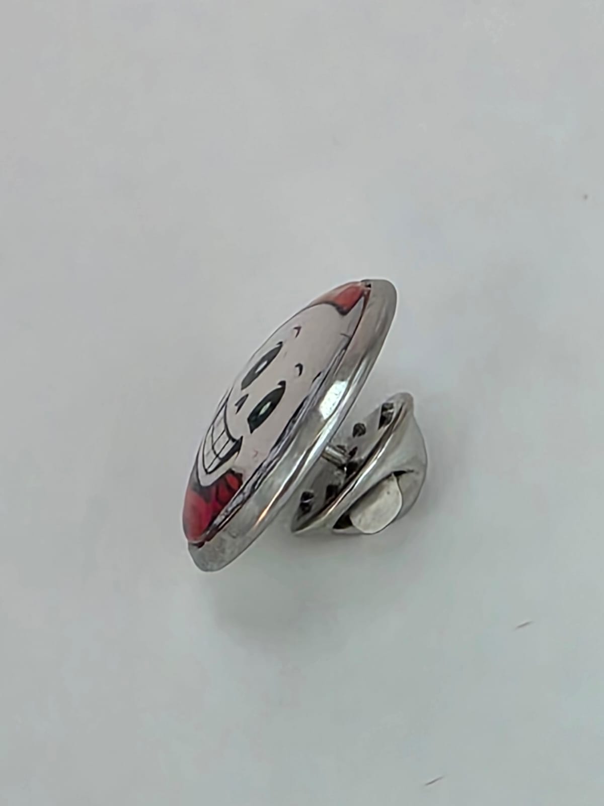 Undertale Inspired Papyrus 20mm Stainless Steel Glass Cabochon Pin