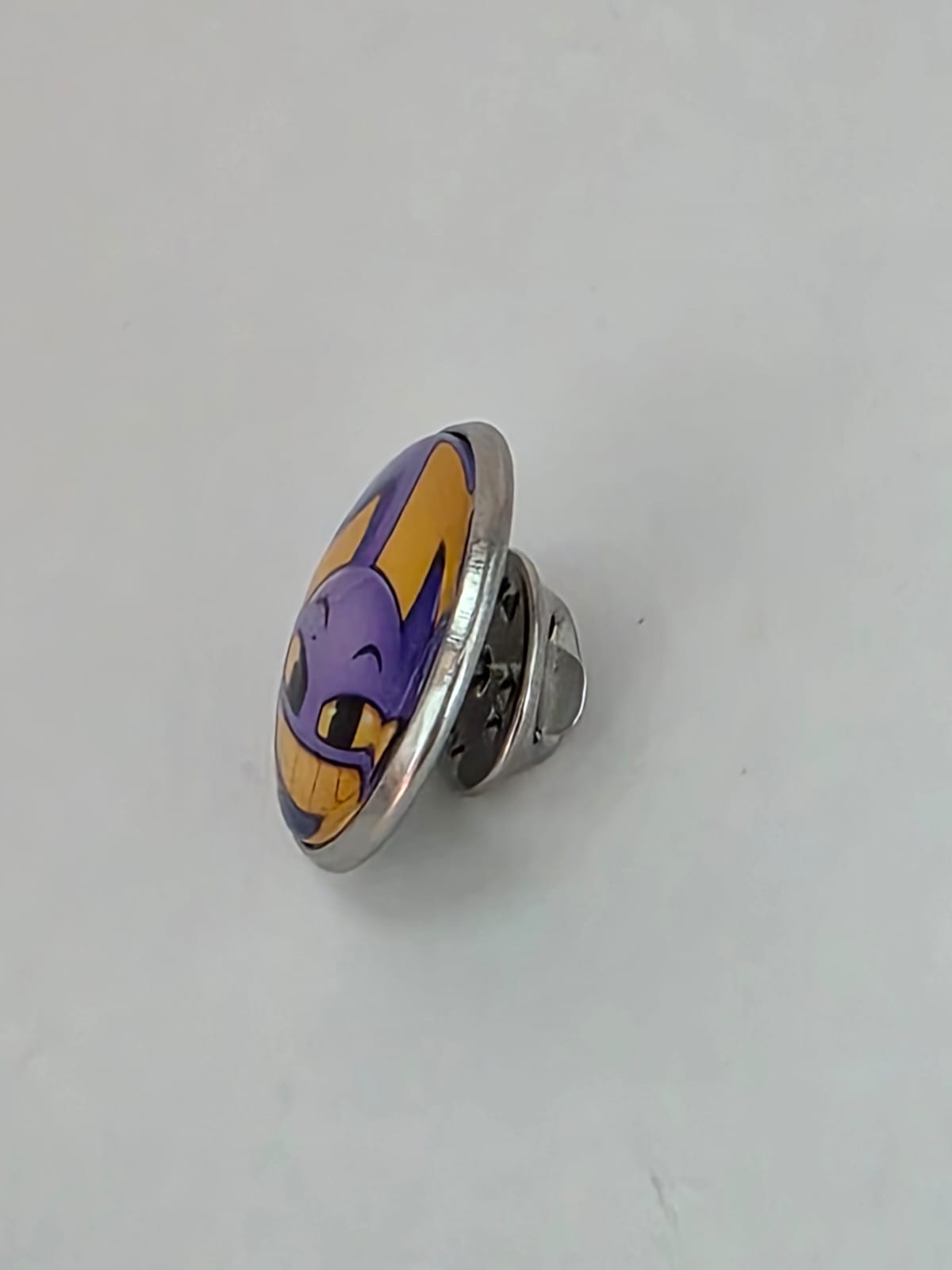The Amazing Digital Circus Inspired Jax 20mm Stainless Steel Glass Cabochon Pin