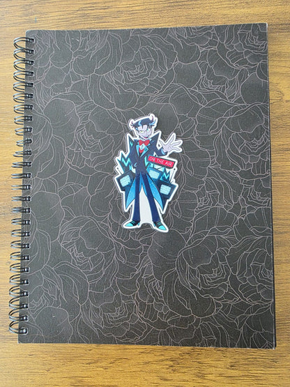 Hazbin Hotel Inspired Vincent Whittman Glossy Vinyl Die Cut Sticker | 2 Sizes Available
