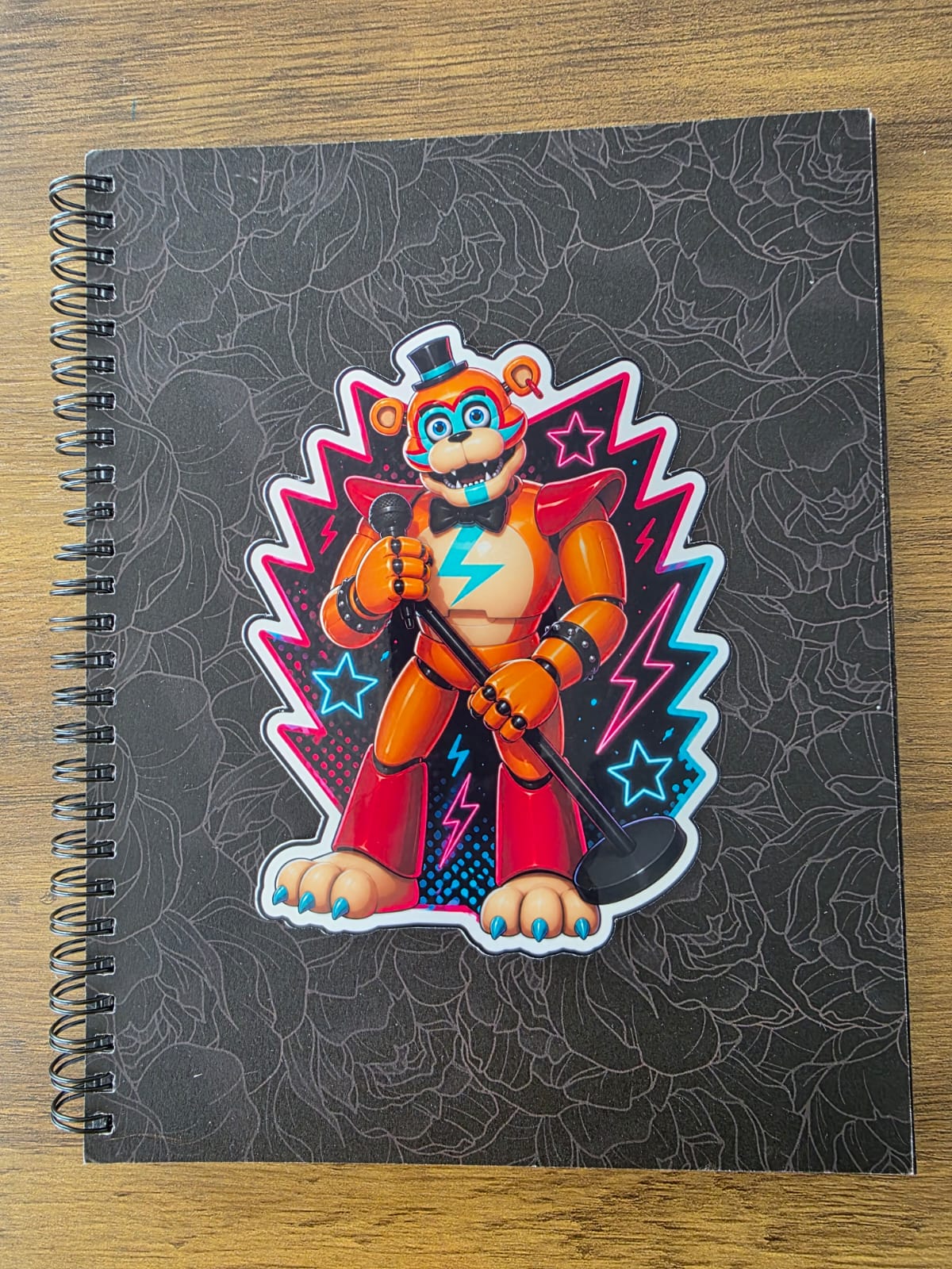 Five Nights at Freddy's: Security Breach Inspired Glamrock Freddy Glossy Vinyl Die Cut Sticker | 2 Sizes Available