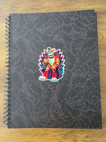 Five Nights at Freddy's: Security Breach Inspired Glamrock Freddy Glossy Vinyl Die Cut Sticker | 2 Sizes Available
