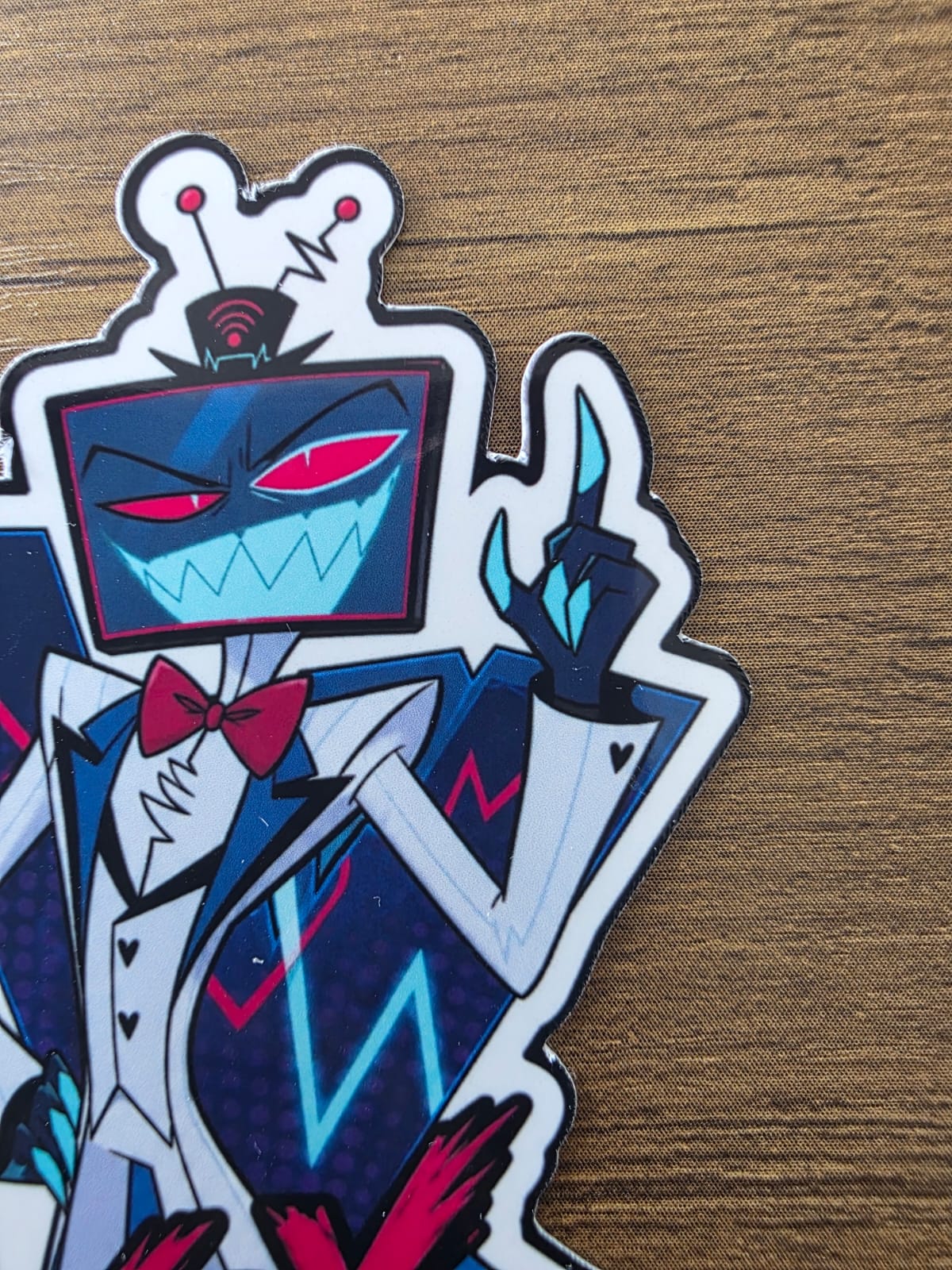 Hazbin Hotel Inspired Vox Populi Glossy Vinyl Die Cut Sticker | 2 Sizes Available