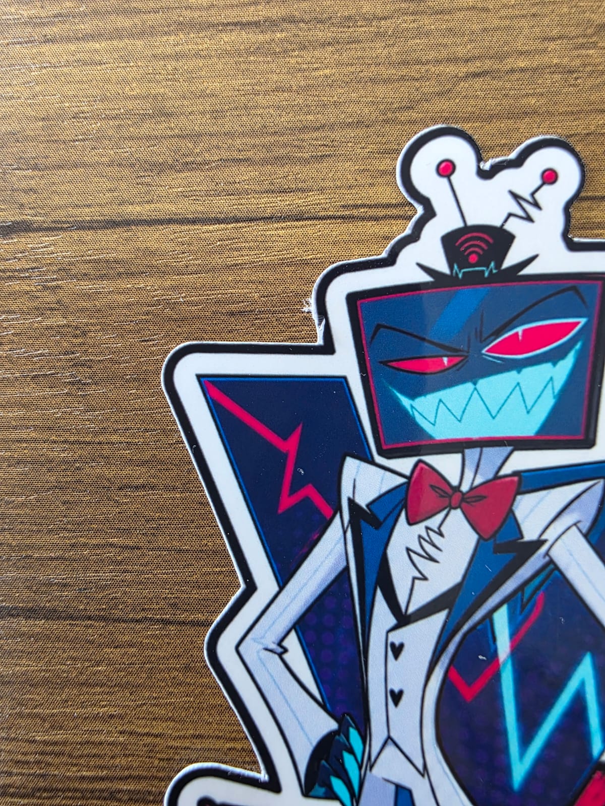 Hazbin Hotel Inspired Vox Populi Glossy Vinyl Die Cut Sticker | 2 Sizes Available