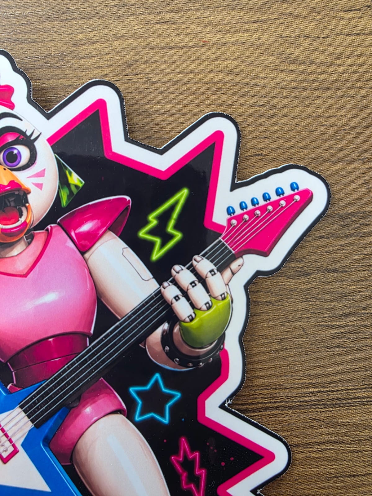 Five Nights at Freddy's: Security Breach Inspired Glamrock Chica Glossy Vinyl Die Cut Sticker | 2 Sizes Available