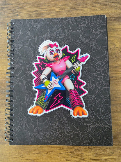 Five Nights at Freddy's: Security Breach Inspired Glamrock Chica Glossy Vinyl Die Cut Sticker | 2 Sizes Available