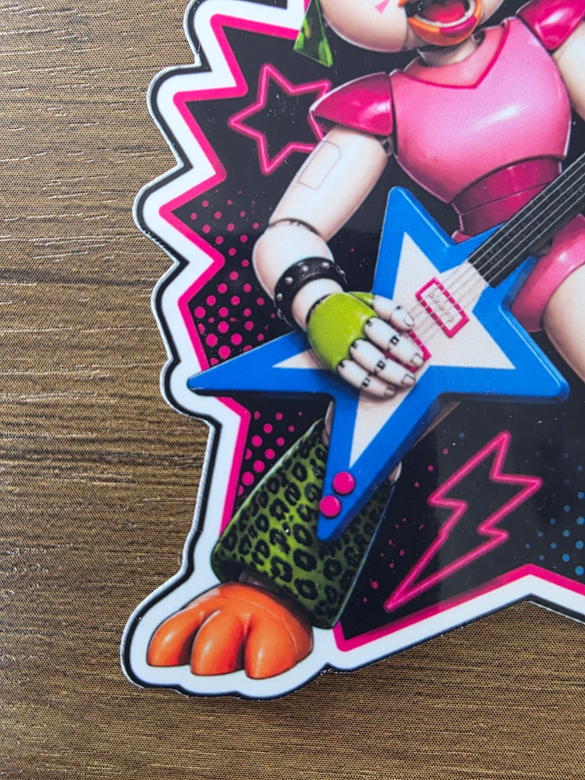 Five Nights at Freddy's: Security Breach Inspired Glamrock Chica Glossy Vinyl Die Cut Sticker | 2 Sizes Available